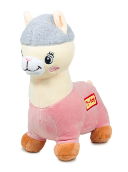 картинка Лама 33-922-4-ЛР Лама розовая 30 см. от магазина МОЛТИ