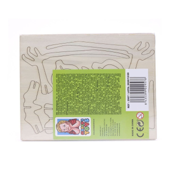 картинка Пазл 3D деревянный скелет Птерозавра  2 листа 19*23 DL2  SP264 от магазина МОЛТИ