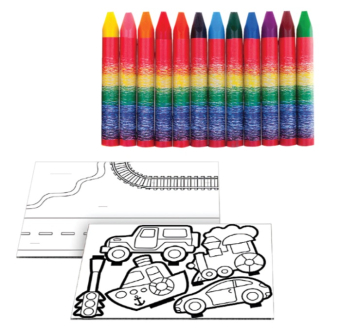 картинка Набор д/творчества ЛУЧ "Настольный театр "Путешествие"(воск. мелки 12цв, картон. фигуры), 25С1533-08 от магазина МОЛТИ