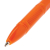 картинка Ручка шариковая BRAUBERG "X-333 Orange", ЧЕРНАЯ, корпус оранжевый, узел 0,7 мм, линия письма 0,35 мм, 142410 от магазина МОЛТИ
