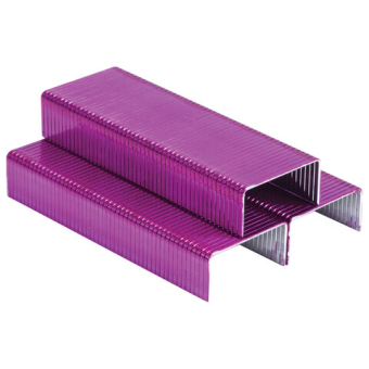 картинка Скобы для степлера цветные №10, 1000 штук, BRAUBERG "EXTRA", до 20 листов, 229300 от магазина МОЛТИ