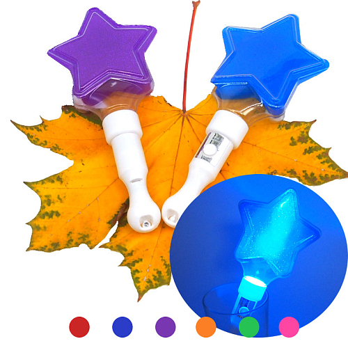 Светящияся 1906-4 палка Звезда малая в и/у 21,5х3,5х10см