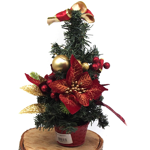 Декоративная елка с 31х12х12см с цветами