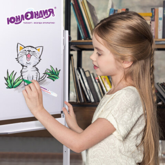 картинка Маркеры стираемые для белой доски НАБОР 5 ЦВЕТОВ, ЮНЛАНДИЯ "COLORWAY", 3 мм, 152099 от магазина МОЛТИ