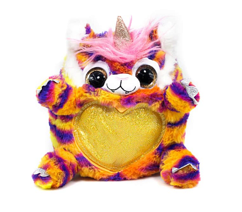 Звери МИКС  300822-15МИЗММ игрушка мягкаяс сердцем 25х22см.