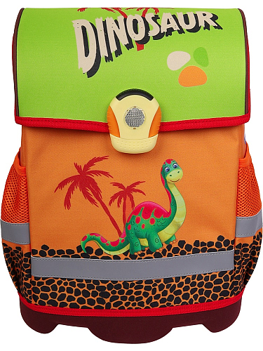 Эргономичный ранец ДИНОКОМПАНИЯ (РЦ-0840) облегченные материалы, светоотр. эл., 36х28х21