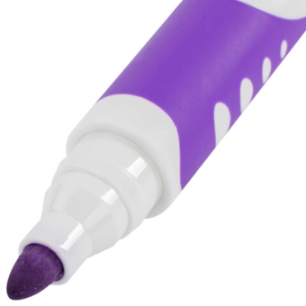картинка Маркер стираемый для белой доски ФИОЛЕТОВЫЙ, BRAUBERG "SOFT", 5 мм, резиновая вставка, 152109 от магазина МОЛТИ
