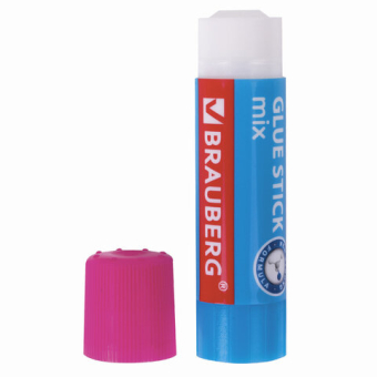 картинка Клей-карандаш BRAUBERG MIX, 9 г, PVP основа, 229071 от магазина МОЛТИ