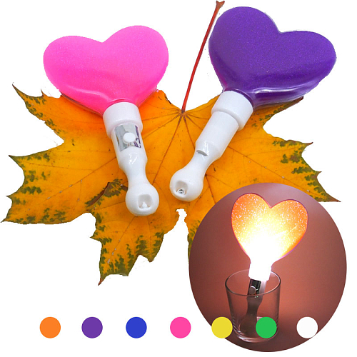 Светящияся 1906-2 палка Сердце в и/у 20х4х11см