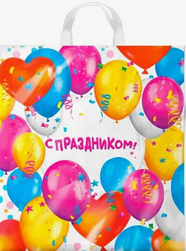  Пакет ПНД петлевой 38*42 40мкм "Пати" (500/25)