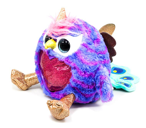 Павлин  300822-15МИПМ игрушка мягкаяс сердцем 25х22см.