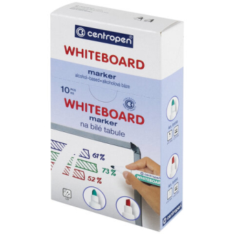 картинка Маркер стираемый для белой доски ГОЛУБОЙ CENTROPEN "Dry-Wipe", круглый наконечник, 2,5 мм, 8559, 5 8559 0167 от магазина МОЛТИ