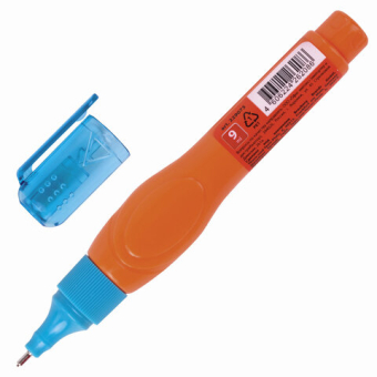 картинка Ручка-корректор BRAUBERG MIX, 9 мл, металлический наконечник, ассорти, 229075 от магазина МОЛТИ