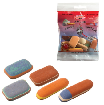 картинка Ластик Koh-I-Noor набор 50гр комбинированный натуральный каучук /1/25 от магазина МОЛТИ