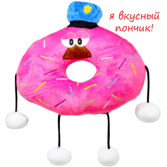 картинка Фрукты и пончик 22см 333-6FM мягкая игрушка от магазина МОЛТИ