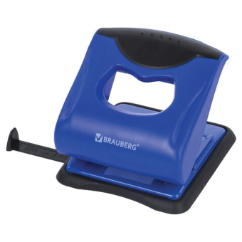 картинка Дырокол BRAUBERG "JET PRO", до 30 листов, сине-черный, 228600 от магазина МОЛТИ