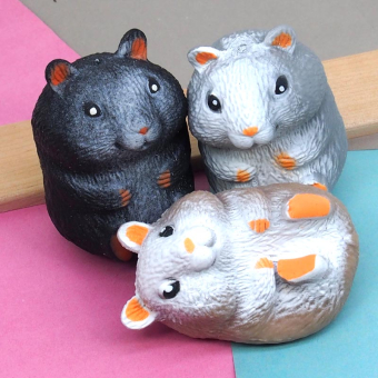 картинка Антистресс  2906-10 (12) Хомяк 7,5х4х4см в и/у резина от магазина МОЛТИ