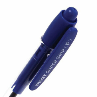 картинка Ручка шариковая масляная автомат. с грипом PILOT Super Grip, СИНЯЯ, 0,7мм, линия 0,32мм, BPGP-10R от магазина МОЛТИ