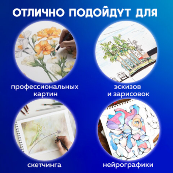 картинка Карандаши художественные цветные BRAUBERG ART CLASSIC, 12 цветов, МЯГКИЙ грифель 3,3 мм, 181536 от магазина МОЛТИ