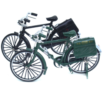 картинка Модель велосипеда 1937-21/2877 (12) дорожный с сумкой пластик 10х18х54,5см от магазина МОЛТИ