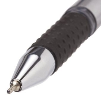 картинка Ручка шариковая масляная с грипом BRAUBERG "Signature", СИНЯЯ, печать, узел 0,7 мм, линия письма 0,35 мм, 142688 от магазина МОЛТИ