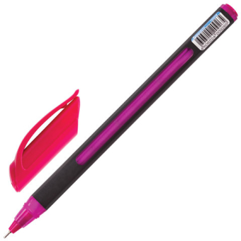 картинка Ручка шариковая масляная BRAUBERG "Extra Glide Soft Color", СИНЯЯ, узел 0,7 мм, линия письма 0,35 мм, 142928 от магазина МОЛТИ