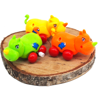 картинка Игрушка заводная 74842 Носорог в и/у  9х6х5,5см от магазина МОЛТИ