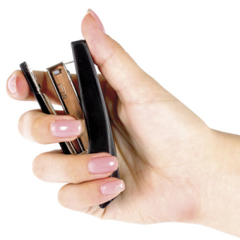 картинка Степлер №10 STAFF "Basic", до 10 листов, с антистеплером, черный, 224625 от магазина МОЛТИ