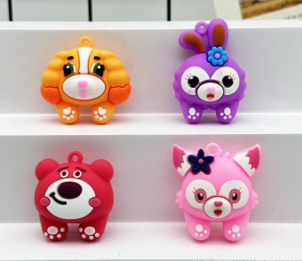 картинка Брелок LGL486 Зверушки "Лапочка" 3х2х4см. резиновый от магазина МОЛТИ