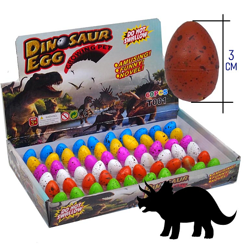 Растушки 1845-1 (60) яйцо динозавра 3х2х2см 