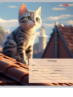 картинка TМ"Profit"Тетрадь КЛЕТКА 18л. МИКС-5581 (18-5581) обл.-мелов.картон, 5 дизайнов в спайке от магазина МОЛТИ