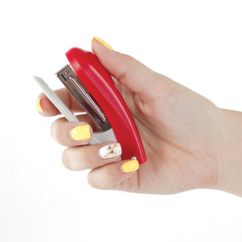 картинка Степлер №10 BRAUBERG "Original", до 12 листов, с антистеплером, красный, 222532 от магазина МОЛТИ