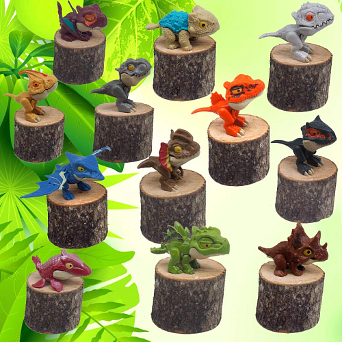 Фигурка 2506-8 (12) подвижная Динозавр микс в и/у 7х6,5х4см