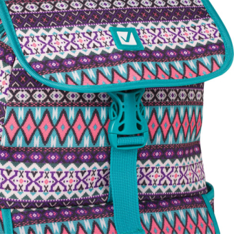 картинка Рюкзак BRAUBERG TRACE универсальный, с клапаном, узоры, "Rhombus", 34х25,5х12,5 см, 226358 от магазина МОЛТИ