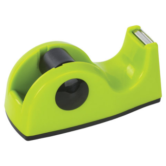 картинка Диспенсер для клейкой ленты BRAUBERG настольный, утяжеленный, средний, салатовый, 11,8х5х5 см, 440143 от магазина МОЛТИ