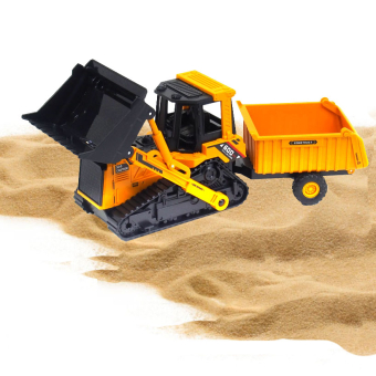 картинка Модель машинки 1937-11/706-72 (6) Бульдозер  инерционная  11х30(25)х10см  от магазина МОЛТИ