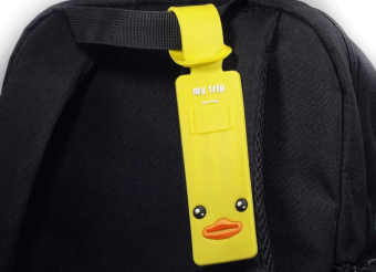 картинка Бейдж-бирка 250822-12 детская информационная Цыпленок 24х4 см. силиконовая. от магазина МОЛТИ