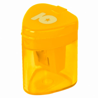 картинка Точилка ЮНЛАНДИЯ "Трио", с контейнером, пластиковая, корпус ассорти, 228438 от магазина МОЛТИ