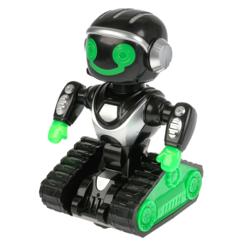 картинка Робот 2629-T6 черный на гусеницах 20 см. от магазина МОЛТИ