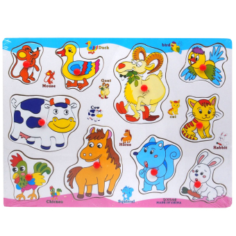 картинка Игрушка 2745-16/542/533 деревянная сортер средний для изучения и развития 22х2х30см в и/у от магазина МОЛТИ