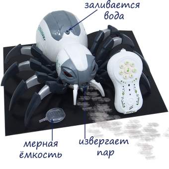 картинка Паук АК2-81/128А-30 белый на п/у пластик в и/у 8+ 24х10,5х30,5(9х20х24)см от магазина МОЛТИ