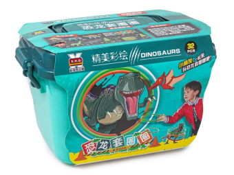 картинка Кольцеброс 6548  Динозавры в чемодане от магазина МОЛТИ