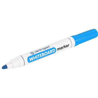 картинка Маркер стираемый для белой доски ГОЛУБОЙ CENTROPEN "Dry-Wipe", круглый наконечник, 2,5 мм, 8559, 5 8559 0167 от магазина МОЛТИ