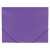 картинка Папка на резинках BRAUBERG Office, фиолетовая, до 300 листов, 500 мкм, 228081 от магазина МОЛТИ