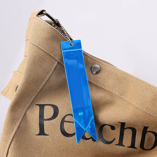 Брелок-подвеска GJXQ светоотражающий ЛЕНТА 12см