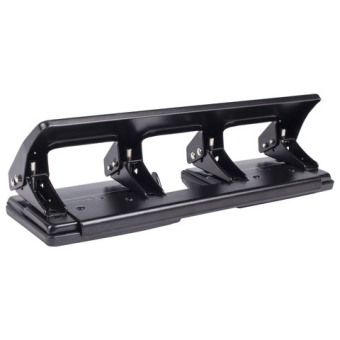 картинка Дырокол металлический на 2-4 отверстия BRAUBERG "HL-4", до 15 л., черный, 221160 от магазина МОЛТИ