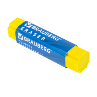 картинка Ластик BRAUBERG "X-Erase", 68х15х15 мм, цвет ассорти, экологичный ПВХ, 228066 от магазина МОЛТИ