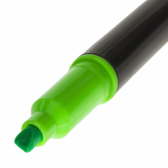 картинка Текстовыделитель двусторонний BRAUBERG, ЖЕЛТЫЙ/ЗЕЛЕНЫЙ, линия 1-4 мм, 150841 от магазина МОЛТИ