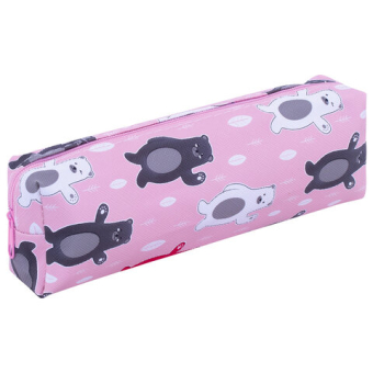 картинка Пенал-косметичка ПИФАГОР, мягкий, "BEAR", прямоугольный, 20х7х4 см, 229266 от магазина МОЛТИ