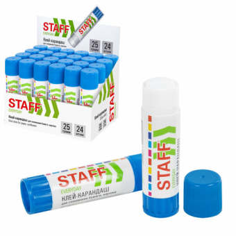 картинка Клей-карандаш STAFF EVERYDAY, 25 г, 228664 от магазина МОЛТИ
